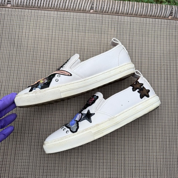 COACH‎ embellished leather slip-on sneakers - Picture 2 of 7